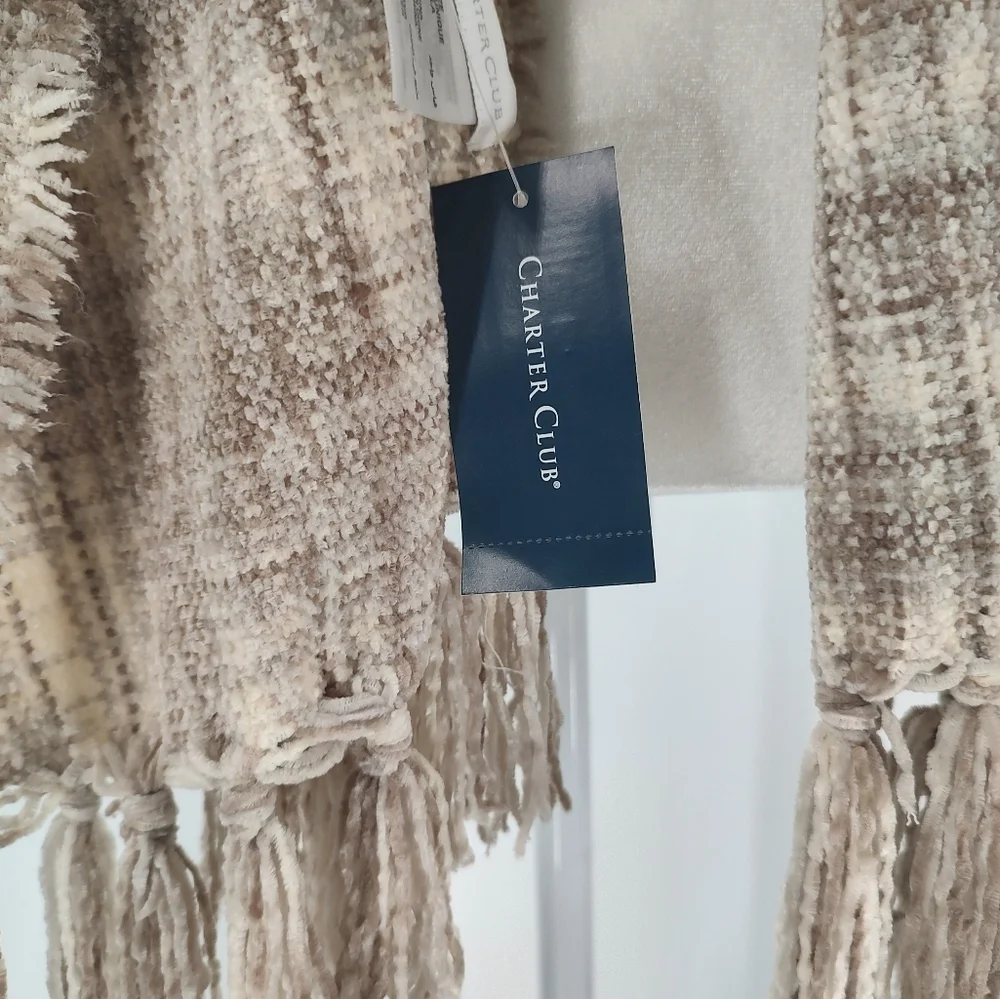 Charter Club Unisex Camel Scarf One Size